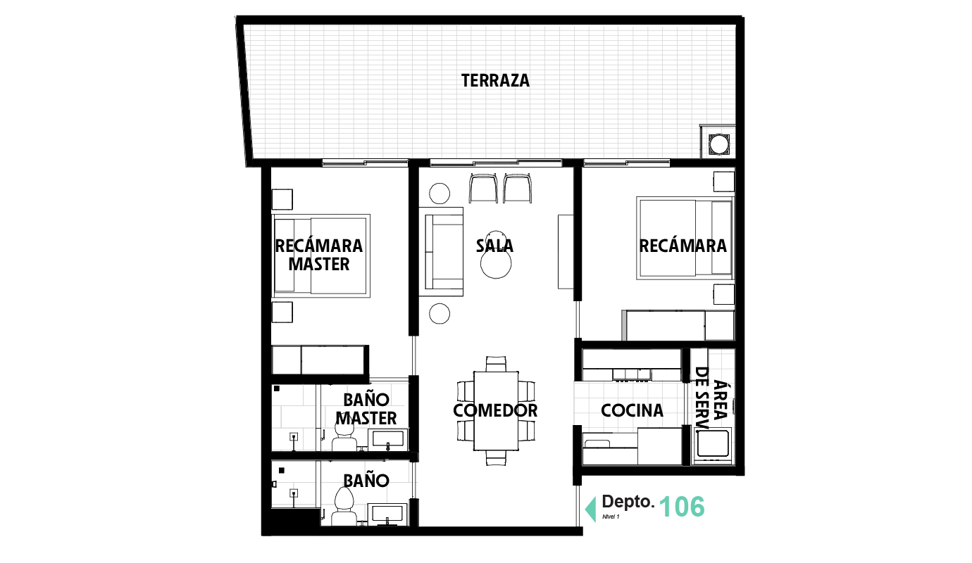 Planta_GB89 - Depto 106