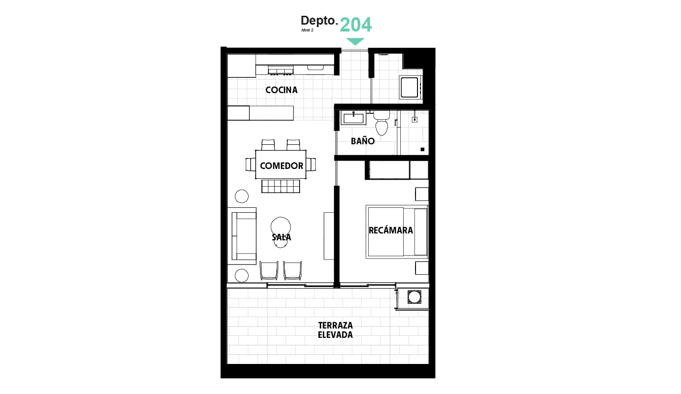 Planta_GB89 - Depto 204