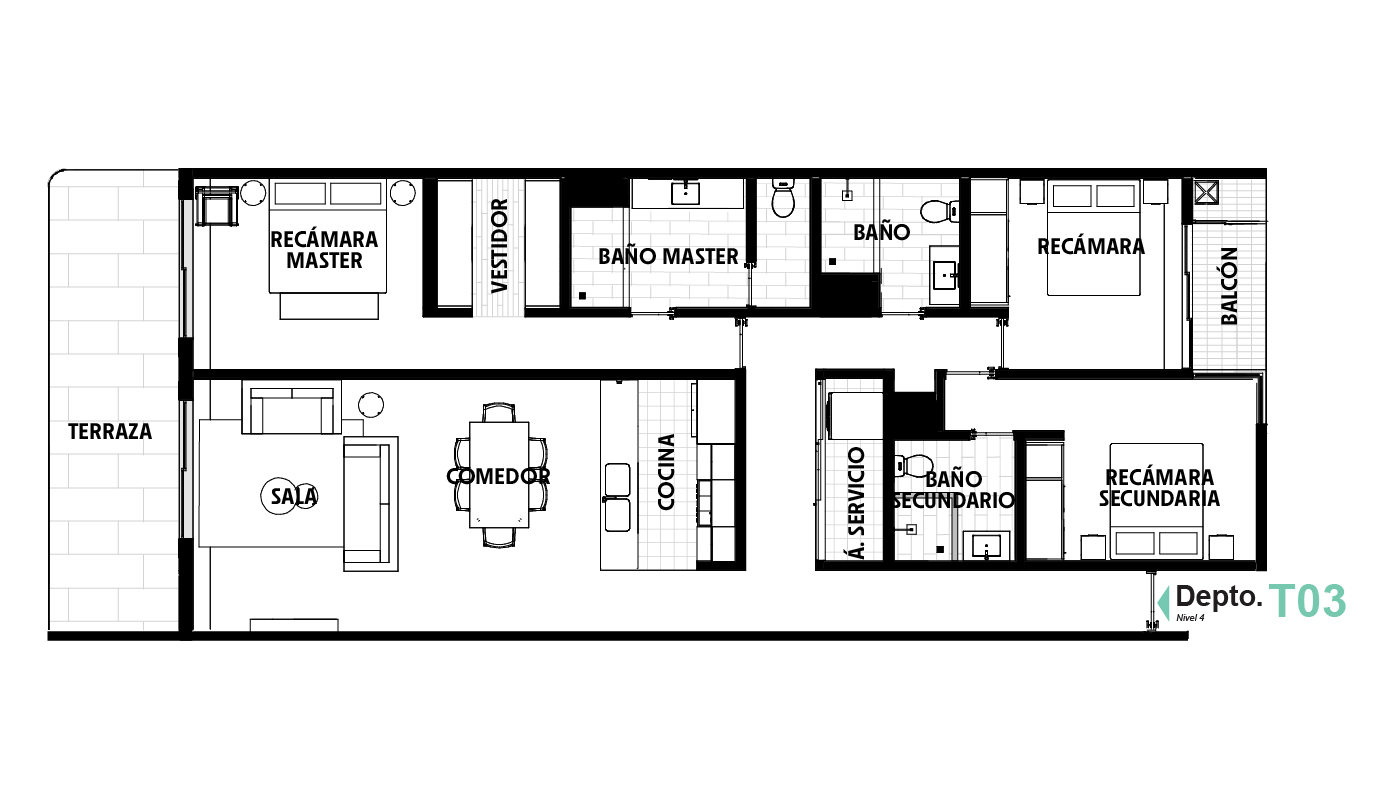 Col410 - Depto 403 (TA)-100