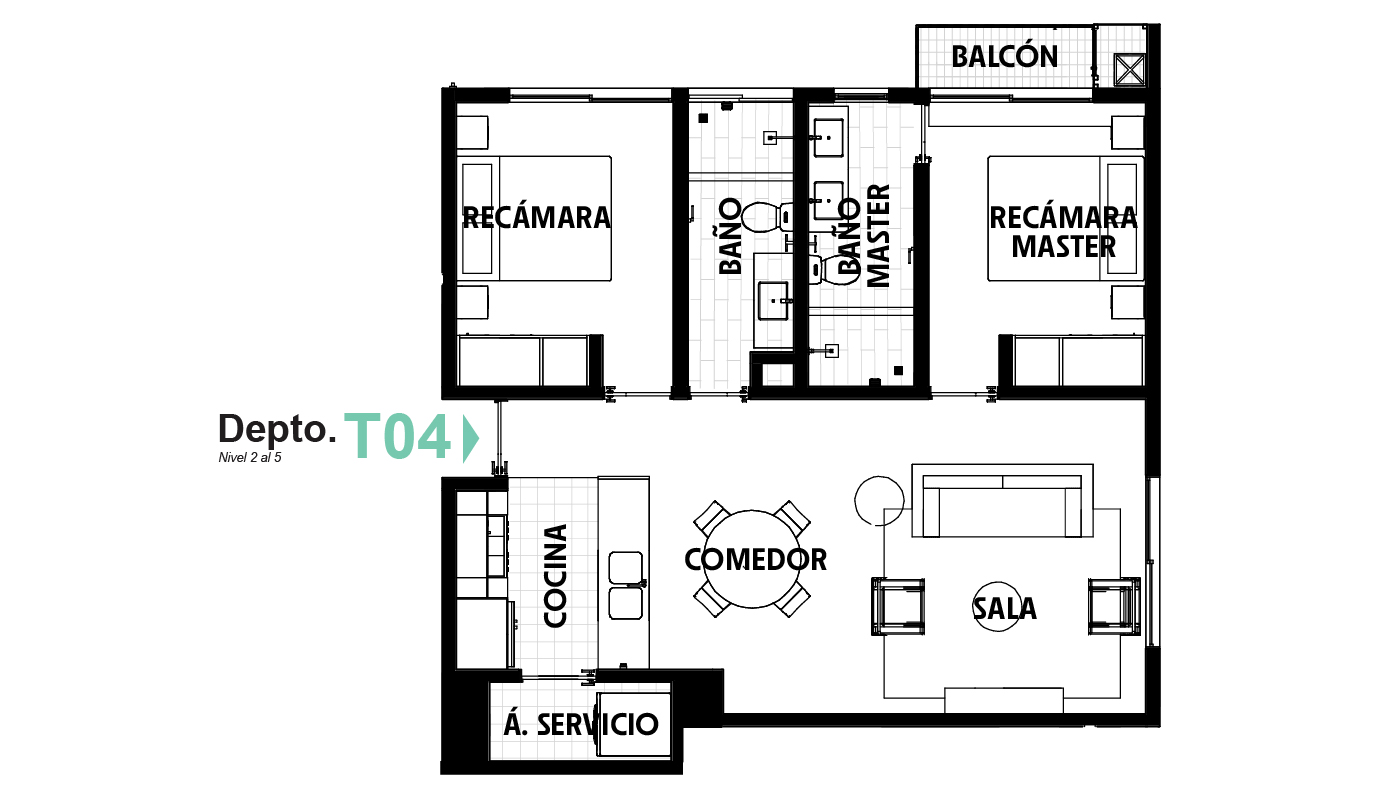Col410 - Depto T04 (TA)-100