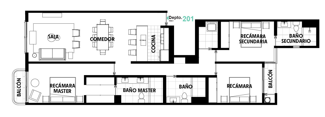 Deptos All_Chis13 - Depto 201